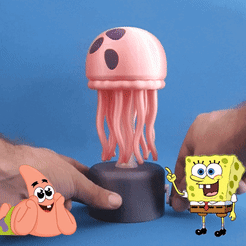 cover.gif 3D-Datei SpongeBob Qualle MOD kostenlos・Modell zum 3D-Drucken zum herunterladen