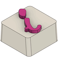 i.gif Fichier 3D gratuit KEYCAP BARBIE・Design à télécharger et à imprimer en 3D