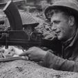 Soldier_playing_with_a_cat_in_his_foxhole.gif 2 em 1 Porta Trecos e Suporte Alexa Echo Dot 4a e 5a Geração War Soldier