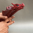 gif-entero.gif Файл 3D Кусающийся дракон・Шаблон для загрузки и 3D-печати, ergio959