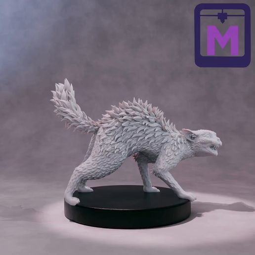 1772362058115533.mp4 Cat Ready to Pounce DnD Miniature