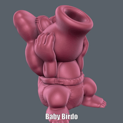 Baby-Birdo.gif STL file Baby Birdo (Easy print no support)・3D print design to download