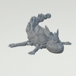 Bradbert-GIF.gif Archivo STL Bradbert El Dragón Más Pequeño・Modelo de impresión 3D para descargar, XiantenDesigns