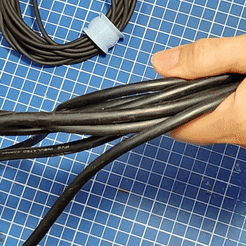 cablering_G1.gif Файл STL Органайзер для троса, наручника・3D-печатная модель для загрузки