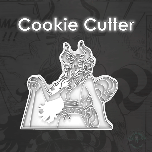 Download STL file Yamato Cookie Cutter / One Piece • Model to 3D print