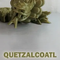 QUETZALCOATL-GIF.gif STL file Quetzalcoatl Version 2・3D printing idea to download, Markdejavu