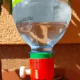 Selfwatering.gif Self-watering for plants with PET bottle