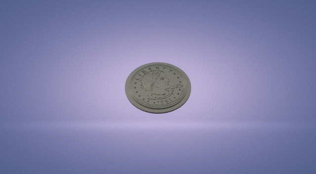 16.gif STL-Datei Wanddekorationsset Münzen von Amerika・3D-Druck-Idee zum Herunterladen, satis3d