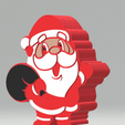 STL00637-GIF3.gif Archivo 3D Molde de bomba de baño 3pc Santa Claus・Plan para descargar y imprimir en 3D, CraftsAndGlitterShop