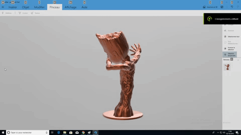 Animated GIF-downsized_large (4).gif Download free STL file Baby Groot Dab • Object to 3D print, motek