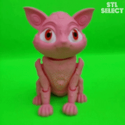 Scifi-Cat-3D-Robot-STL.gif Archivo STL SciFi Cat - Robot Meow・Plan de impresora 3D para descargar