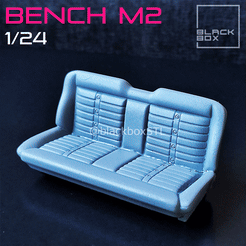 mare Fichier 3D PICK UP TRUCK BENCH M2 Stripes FOR DIECAST AND MODELKITS 1-24th・Idée pour impression 3D à télécharger
