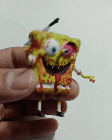 gif de prueba de bob esponja