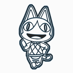 GIF.gif STL file ROVER - COOKIE CUTTER / ANIMAL CROSSING・3D printable model to download