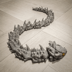 snake.gif STL file FLEXI SNAKE ARTICULATED・3D printer design to download, Giordano_Bruno