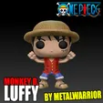 FUNKO.gif ONE PIECE - Monkey D. Luffy (Netflix) Funko Pop