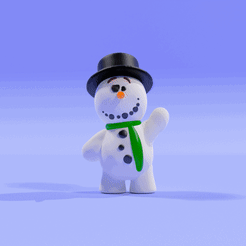ezgif-2-24d463e257.gif El muñeco de nieve de Knick Knack de los estudios Disney