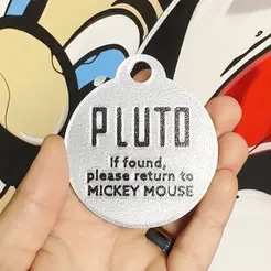 gif-pluto.gif Pluto ID Tag - Zweifarbig