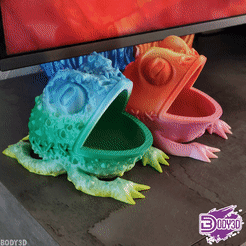 ezgif.com-video-to-gif-1.gif Файл 3D Пустые карманы Лягушка и жаба・Идея 3D-печати для скачивания