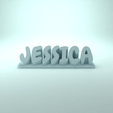 Jessica_Organic.gif Jessica 3D Nametag - 5 Fonts