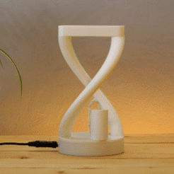 Main-gif.gif Free STL file Magnetic levitating lamp・3D printer design to download