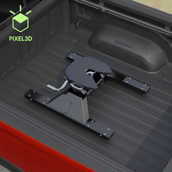 Untitled-1.gif STL-Datei 5TH WHEEL HITCH - 21A-02 (Engate para caminhonete)・3D-druckbare Vorlage zum herunterladen