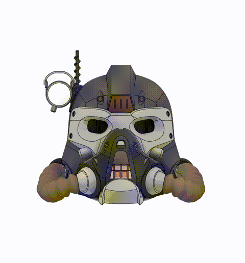 T-65-Helmet-v1-v86.gif T-65 Power armor helmet - Fallout 76