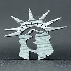 ezgif.com-optimize-5.gif Archivo STL Los Flips: Estatua de la Libertad - Cabeza de estatua・Objeto para impresora 3D para descargar