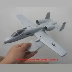 Thumbnail-A-10.gif 3D file A-10A Thunderbolt-II Scale 1:72 Ready to Print Stl Files・Design to download and 3D print