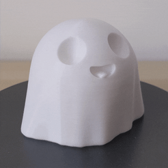 ezgif-3-4719d9d10d.gif STL file Cute Spooky Ghost - Halloween・3D printer model to download