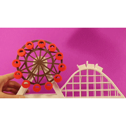 imageedit_3_3361512608.gif Download free OBJ file Ferris Wheel Tape Dispenser • 3D printer model, DrFemPop
