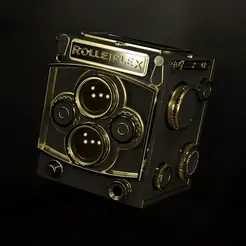 OECULTS.gif Rolleiflex Camera Keycap