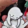 cat-1.mp4 Rotating Egg Cat Keychain