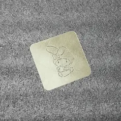 InShot_20230601_133246723.gif STL file Stencil + Cutter "Hellow Kitty #2".・3D print object to download