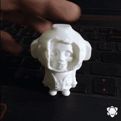 gif-2-1.gif STL file Little Zombie Astronaut・Design to download and 3D print, akash-3d