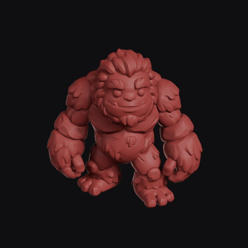Shaggy Ape Golem Brute