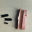 Toy_Train_Assembly_Loco.gif Make a Toy Freight Train with Locomotive, Caboose and Gondolas with Intermodal Container Cargo! N Scale sized. Both Fastened and Removable Couplers!