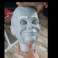 ttt.gif 3D file Ventriloquist head・3D printer model to download