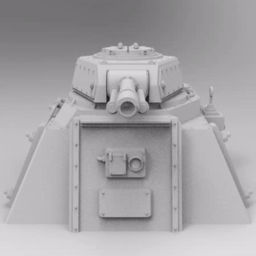 Interstellar Army Fortified Light Emplacements 3D model