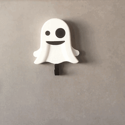 IMG_6073.gif Download file Ghost - Wall keychain • 3D print template, Quirquincho