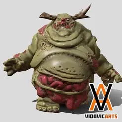 VIDOVICARTS STL file Giant Undead Pus Monster・3D printing template to download, VidovicArts
