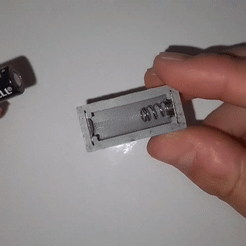 12V-battery-holder.gif Archivo STL Portapilas de 12V 23A・Plan para descargar y imprimir en 3D, MrCresc