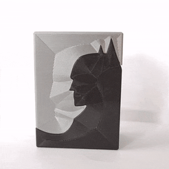 ezgif.com-gif-maker-4.gif Скачать файл STL Подставка для телефона Batman Vs Penguin Flip Phone • Модель для печати в 3D, gobotoru