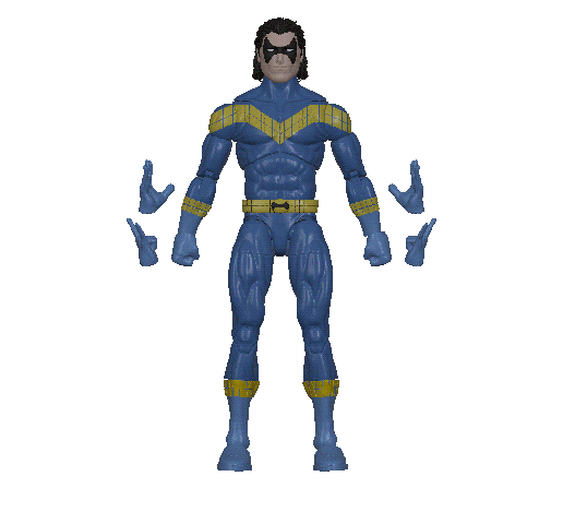 🦸‍♂️ Nightwing Articulated marvel legends type figure・ 3D File for 3D ...
