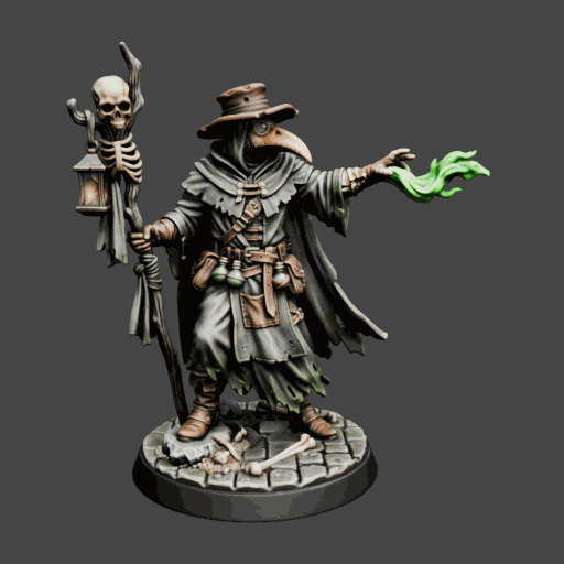 Plague Doctor Necromancer Miniature