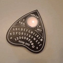 20230320_151259_1_1.gif STL file Gothic Ouija Tealight Holder・3D printable model to download