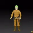 luke bespin.gif Star Wars .stl LUKE SKYWALKER (Bespin) .3D action figure .OBJ Kenner style.