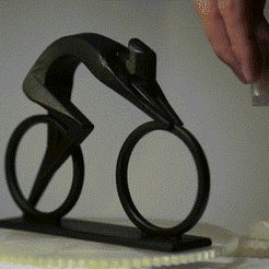 Biciesc1.gif Archivo STL Ciclista decorativo・Diseño de impresora 3D para descargar, RodMuzac