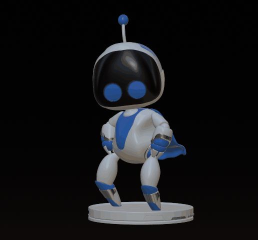 1000001399.gif Astro bot 3d model, ps5, super hero, astro's playroom.  Астро бот в супергеройской позе, modelo 3d, stl.