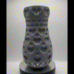 vaseherz.gif Free STL file Heart Vase・3D printer model to download
